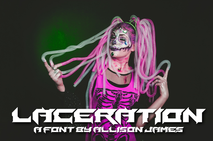 Laceration字体 2