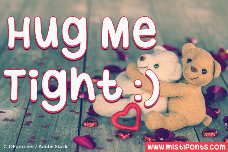 Hug Me Tight字体 1