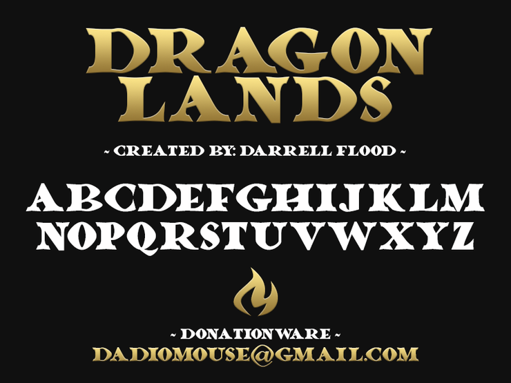 Dragonlands字体 1