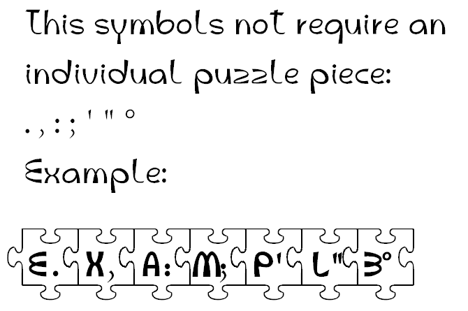 McPuzzle Color字体 2