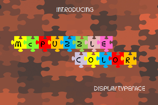 McPuzzle Color字体 5