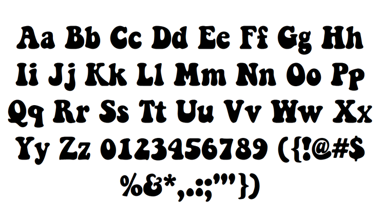 Keep on Truckin' FW字体 2