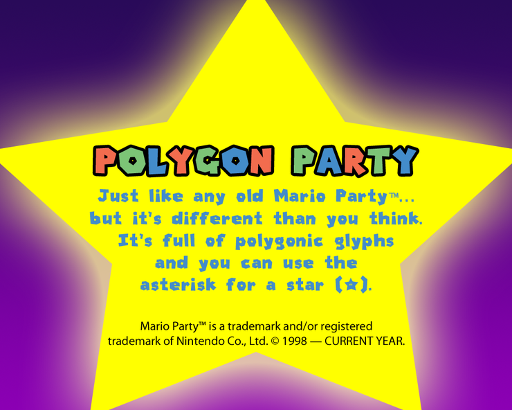 Polygon Party字体 1
