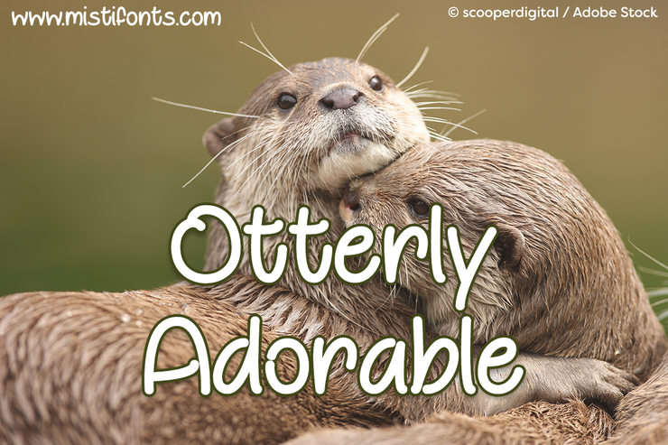 Otterly Adorable字体 1