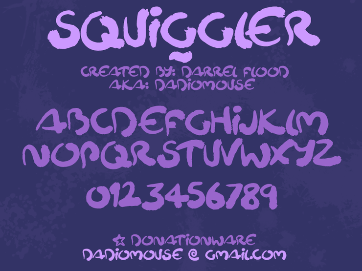 Squiggler字体 1