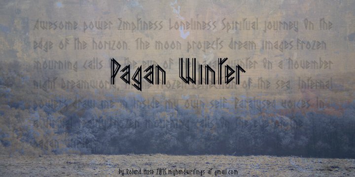 Pagan Winter字体 1