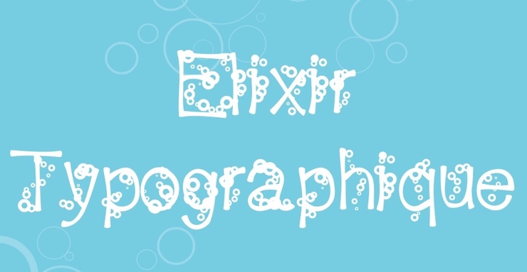 ElixirTypographique字体 1