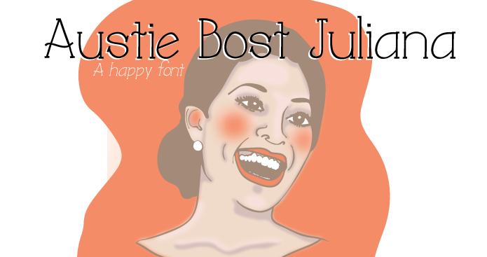 Austie Bost Juliana字体 1