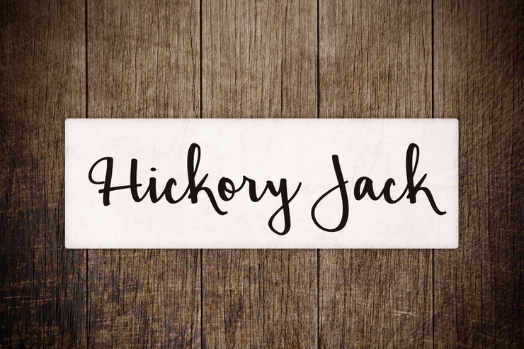 Hickory Jack字体 1