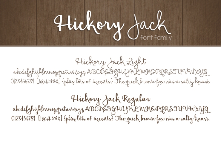 Hickory Jack字体 3