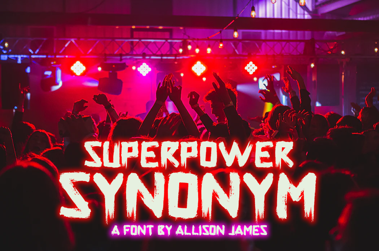 Superpower Synonym字体 1