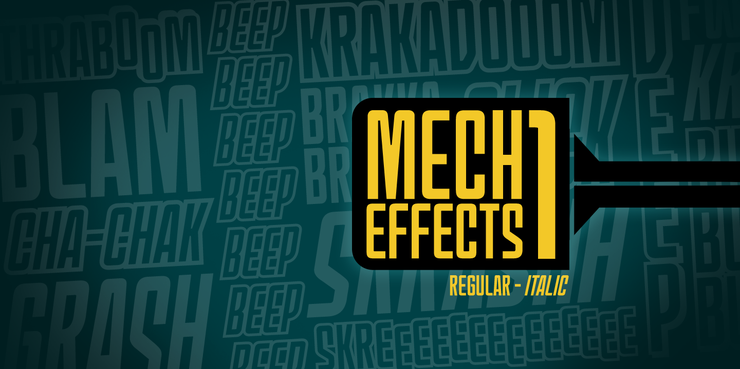 MechEffects1 BB字体 1