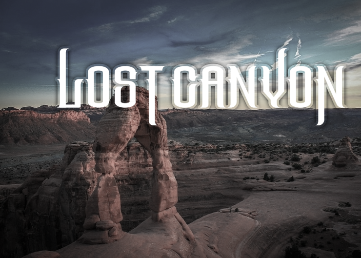 The Lost Canyon字体 2