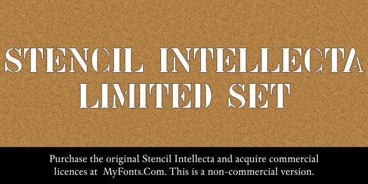 Stencil Intellecta Limited Set字体 1