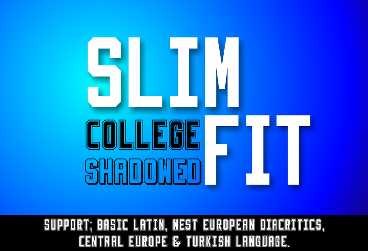 Slimfit字体 1