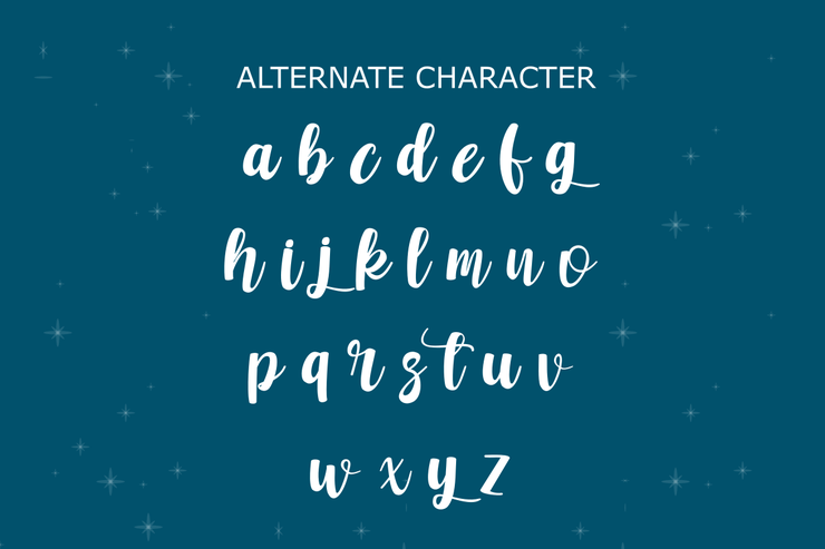 Winter Yesterday字体 8