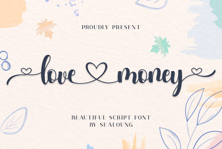 Love money字体 1