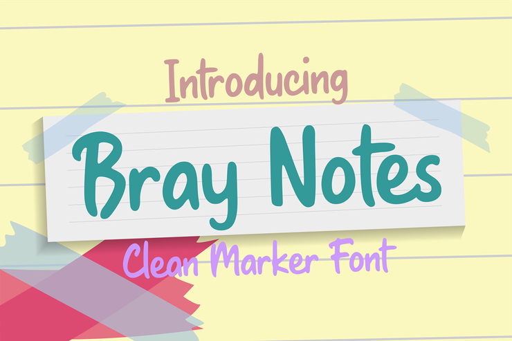 Bray Notes字体 1