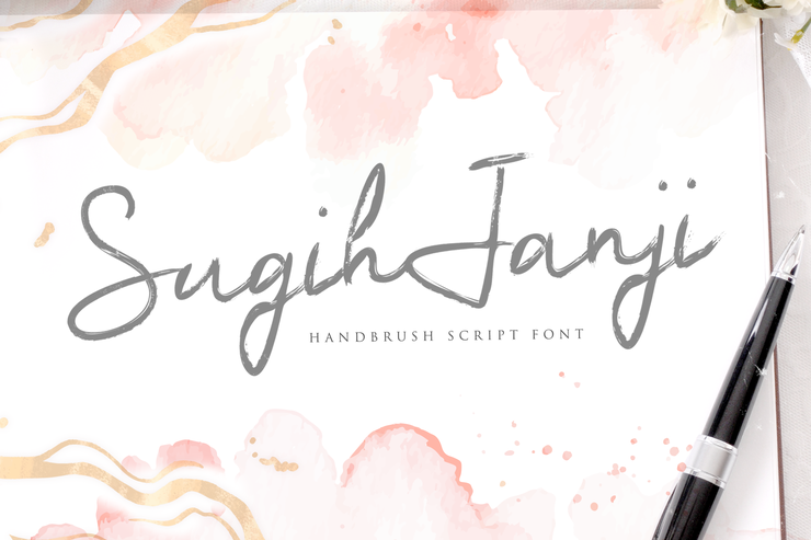 Sugih Janji字体 10
