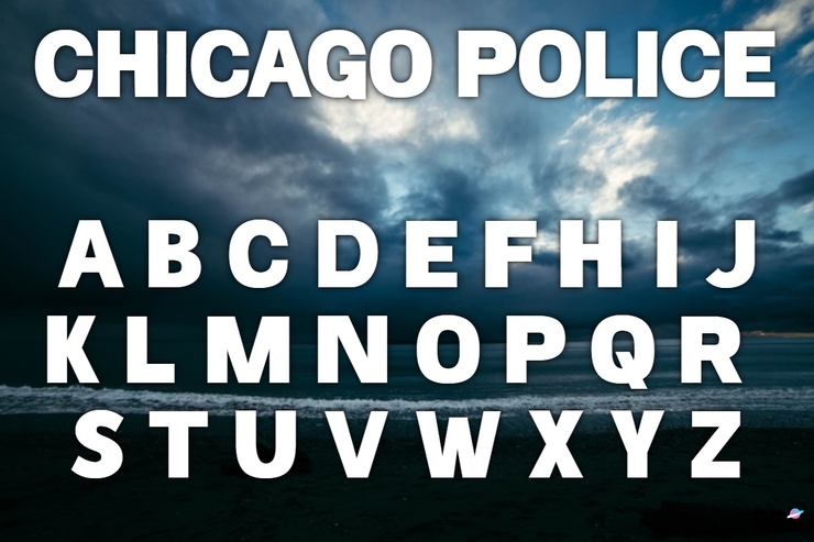 Chicago Police字体 1