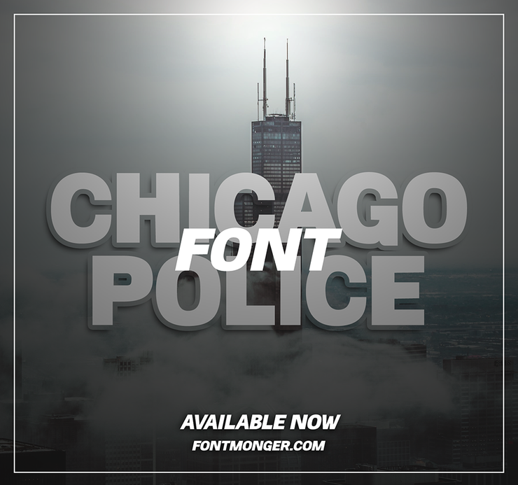 Chicago Police字体 2