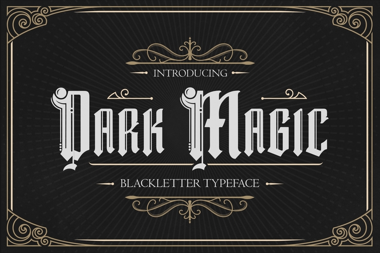 Dark Magic字体 10