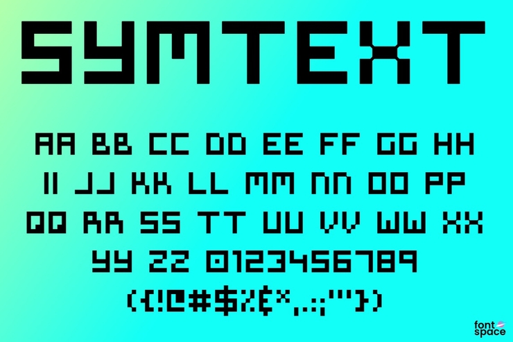 Symtext字体 1