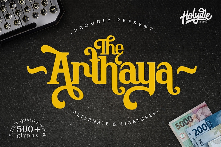 The Arthaya字体 1