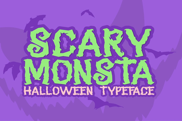 SCARY MONSTA字体 2