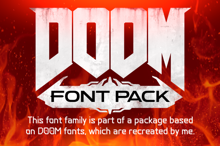 DOOM 2016字体 2