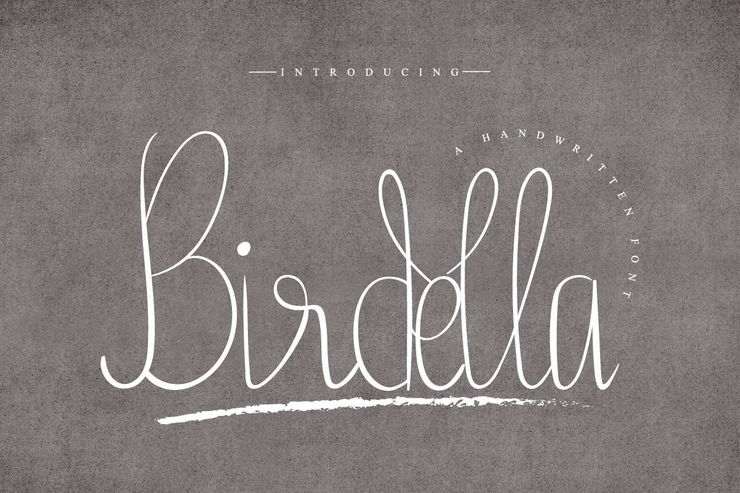 Birdella字体 1
