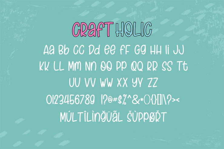 Craft Holic字体 2