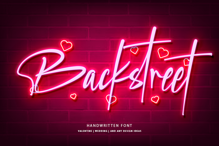 Backstreet字体 1