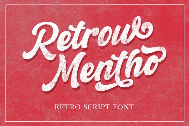 Retrow Mentho字体 1
