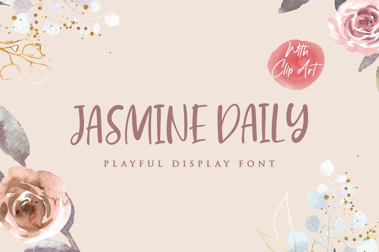 Jasmine Daily字体 4