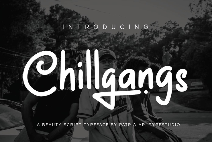 Chillgangs字体 4