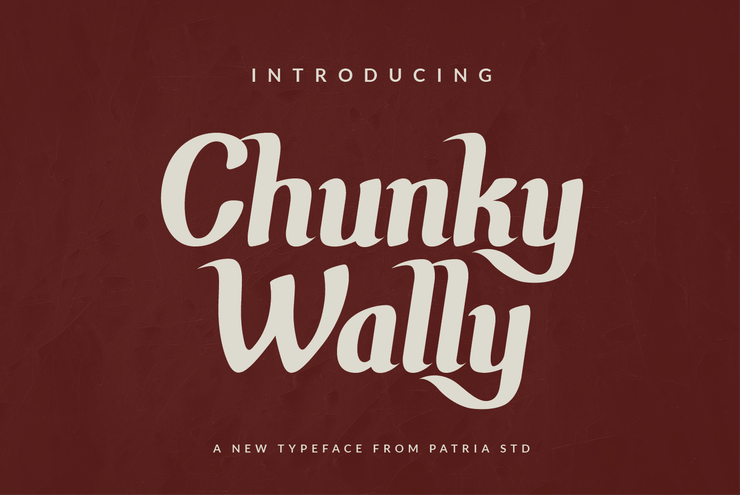 Chunky Wally字体 1
