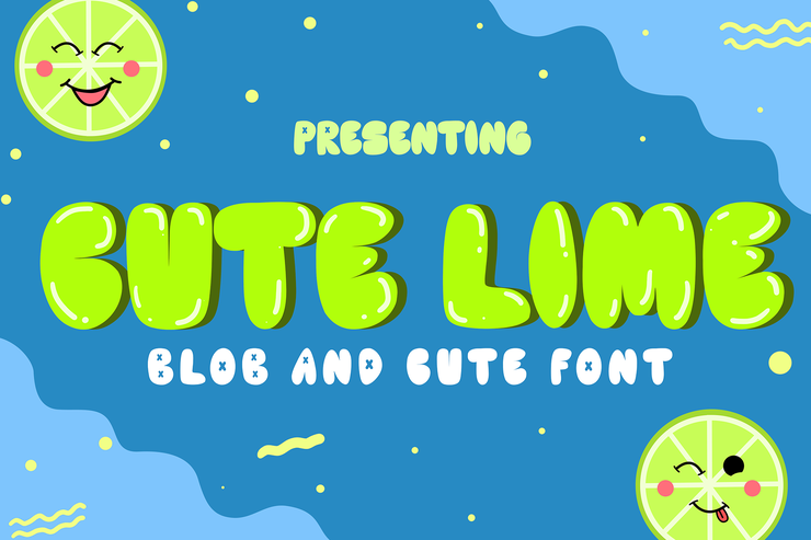 Cute Lime字体 3