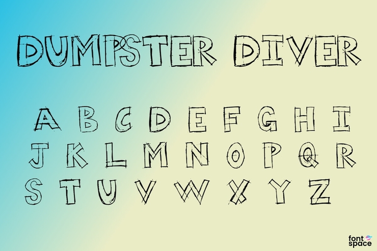 Dumpster Diver字体 1