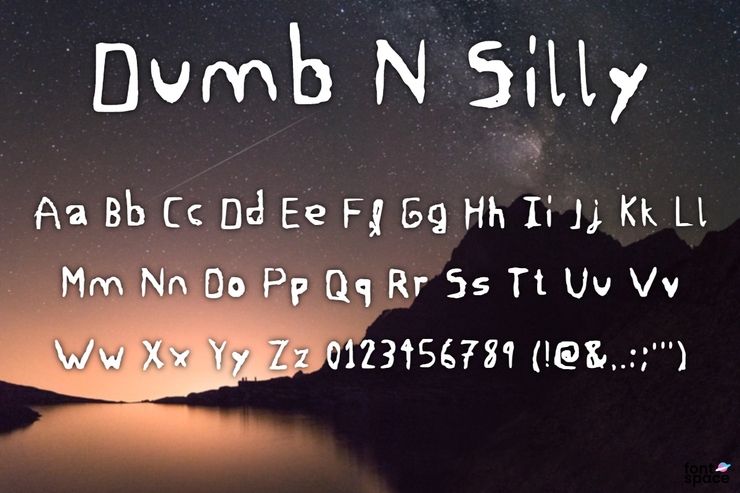 dumb n' silly字体 1