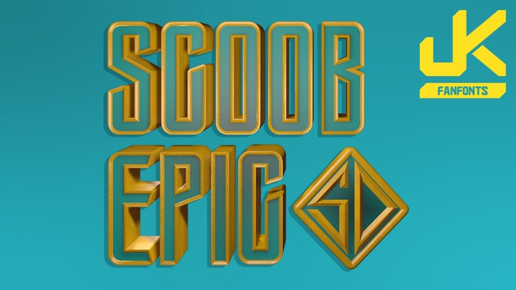 Scoob Epic字体 1