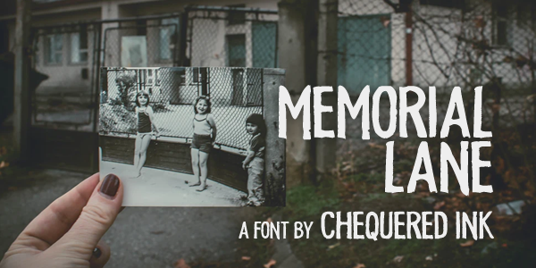 Memorial Lane字体 2