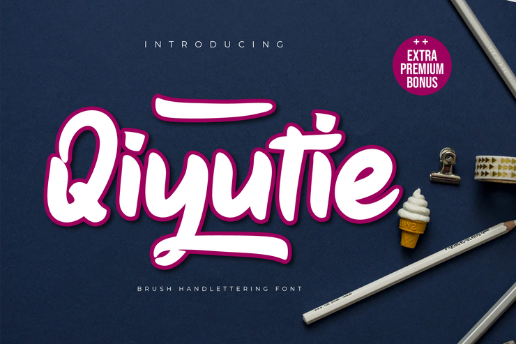Qiyutie字体 1