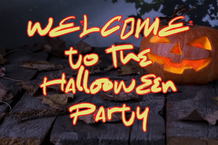 The Spooky Night字体 6