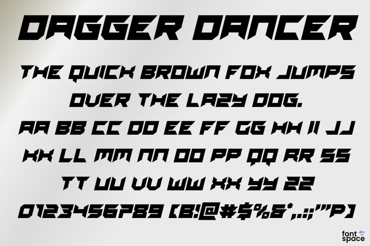 Dagger Dancer字体 1