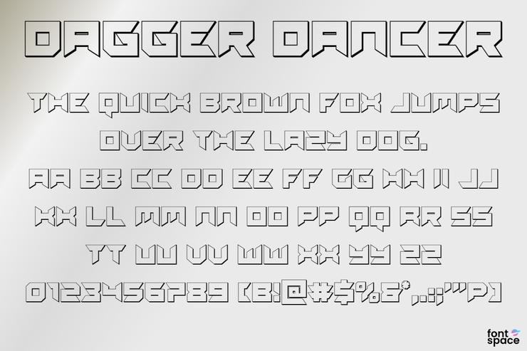 Dagger Dancer字体 4