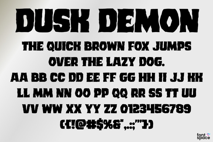 Dusk Demon字体 1