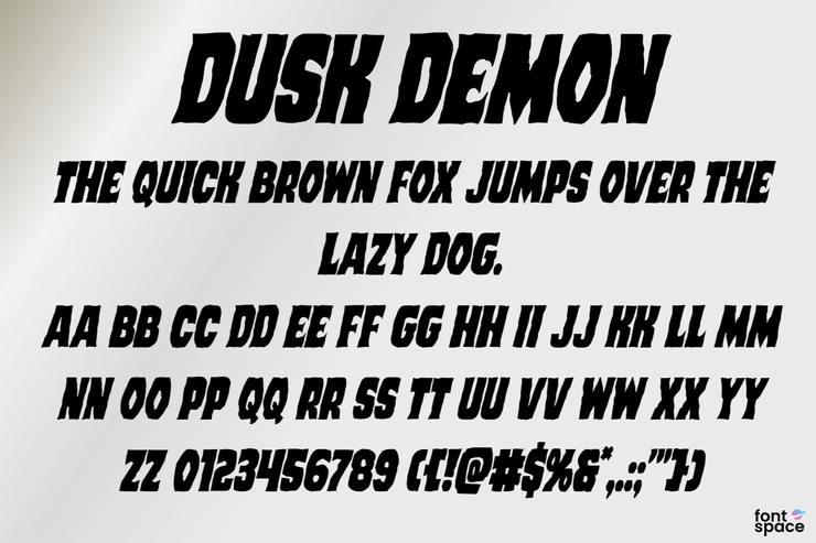 Dusk Demon字体 2