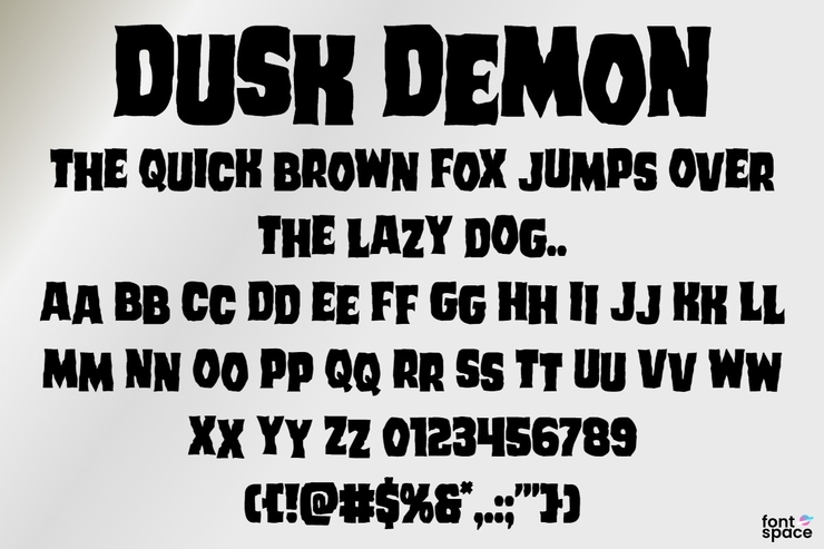 Dusk Demon字体 7