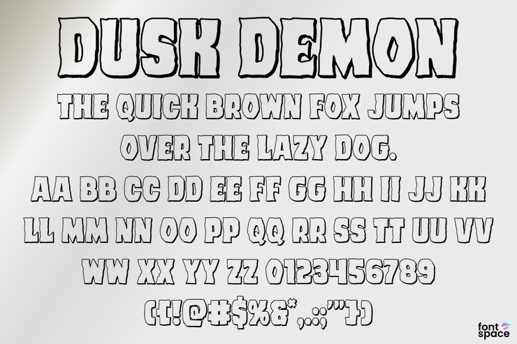 Dusk Demon字体 10